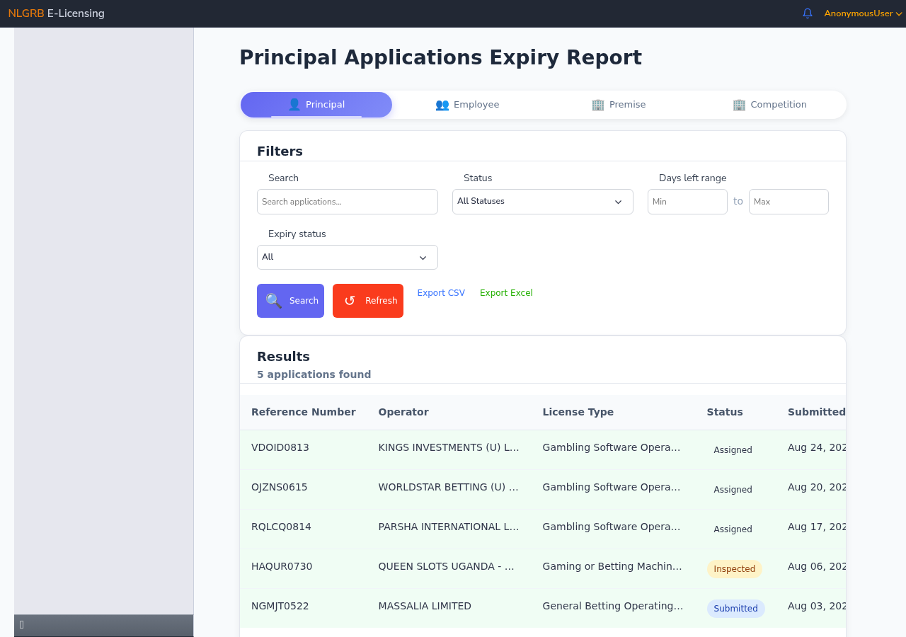 EnjoyBet Uganda dated primary evidence capture
